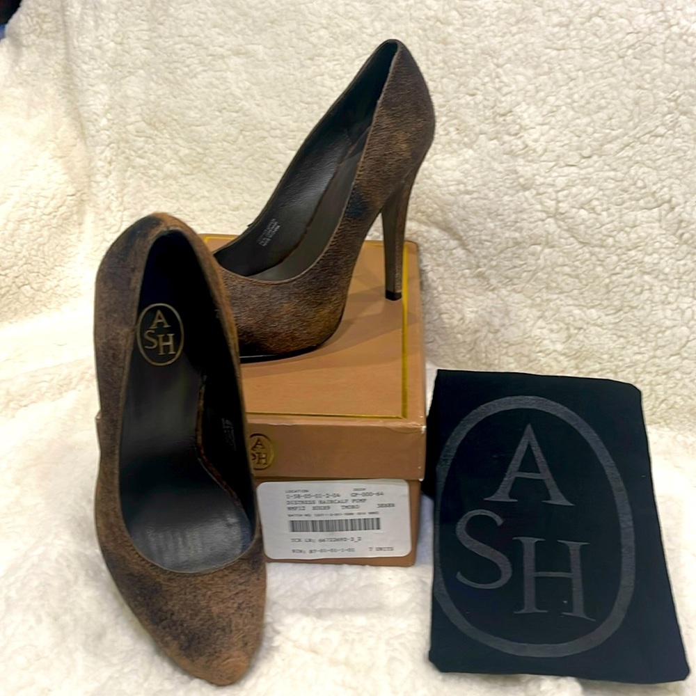 ASH Brown Pumps Women’s 38 or US 8